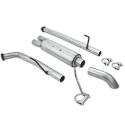 MBRP 07-08 Toyota Tundra Cat Back Turn Down Single Side Aluminized Exhaust - Image 5
