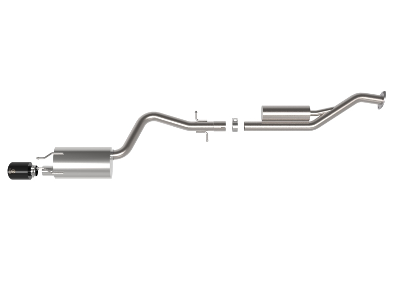 aFe Lexus IS300 01-05 L6-3.0L Takeda Cat-Back Exhaust System- Black Tip - Image 2