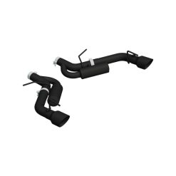 Alternative view of MBRP 16-19 Chevrolet Camaro SS Dual Rear Exit Axle Back w/ 4.5in OD Tips - BLK (Non NPP Models)