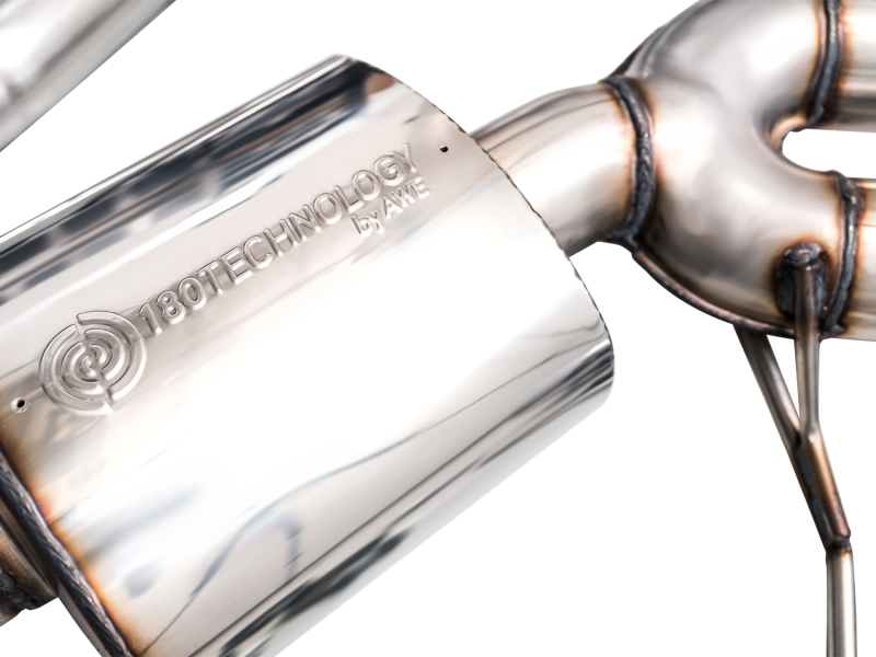 AWE Tuning 19-21 Porsche Macan 3.0T/2.9TT Touring Edition Catback Exhaust w/ Diamond Black Tips - Image 7