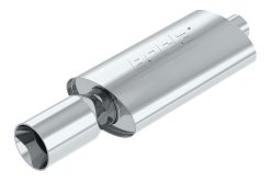 Borla Boomer Muffler Thumper Oval 2-1/4in In 4in Side Rount Out - Image 4