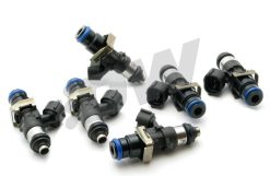 Alternative view of DeatschWerks Bosch EV14 Universal 48mm/14mm 220lb/hr Injectors (Set of 6)