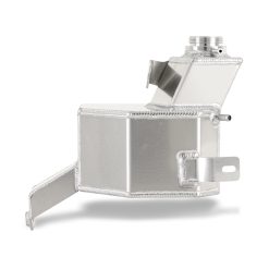 Alternative view of Mishimoto 13-2018 Ram 6.7L Cummins Aluminum Degas Tank - Natural