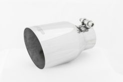 Alternative view of MBRP Universal T304 SS Tip 4in OD/2.5in Inlet/6.5in L