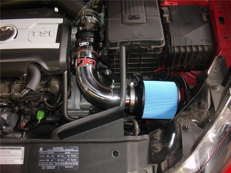 Injen 10-12 VW MK6 GTI 2.0L TSI Polished Short Ram Intake w/ Heat Shield - Image 2