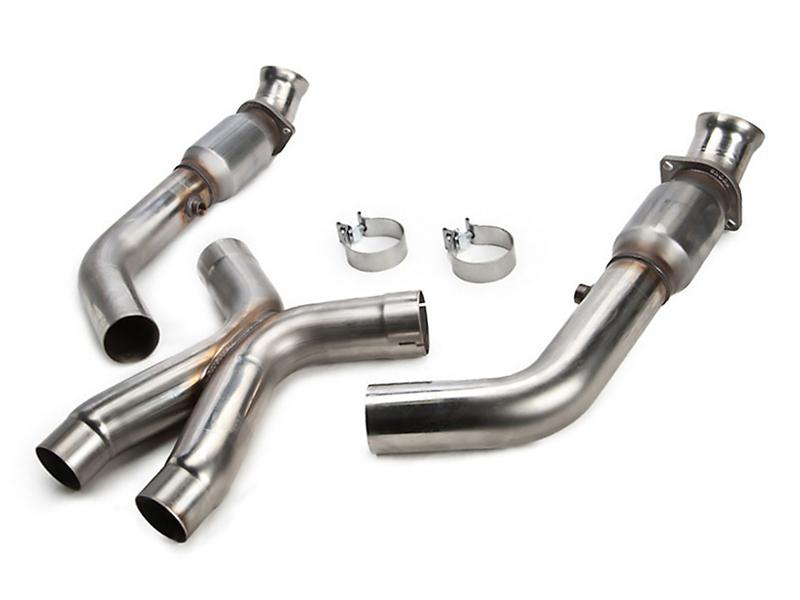 Kooks 14+ GM 1500 Series Truck 5.3L 3in x OEM Out Cat SS Y Pipe Kooks HDR Req - Image 5