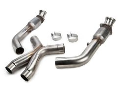 Alternative view of Kooks 14+ GM 1500 Series Truck 6.2L 3in x OEM Out Cat SS Y Pipe Kooks HDR Req