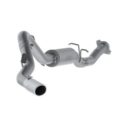 Alternative view of MBRP 07-10 Chevy/GMC 2500HD PU 6.0L V8 3.5in Single Side Exit T409 Cat Back Perf Exhaust