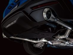 AWE 2024 Ford Mustang GT Fastback S650 RWD Track Edition Catback Exhaust w/ Dual Chrome Silver Tips - Image 9