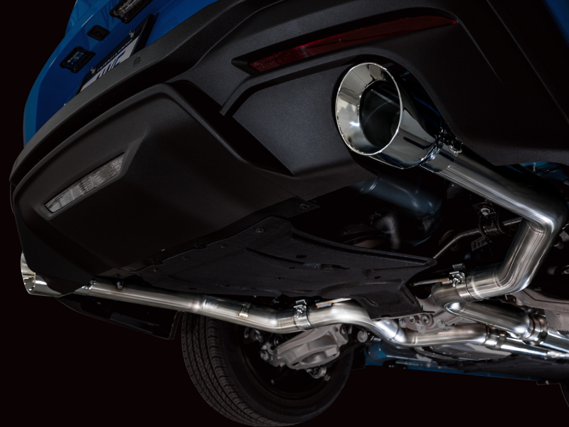 AWE 2024 Ford Mustang GT Fastback S650 RWD Track Edition Catback Exhaust w/ Dual Chrome Silver Tips - Image 9