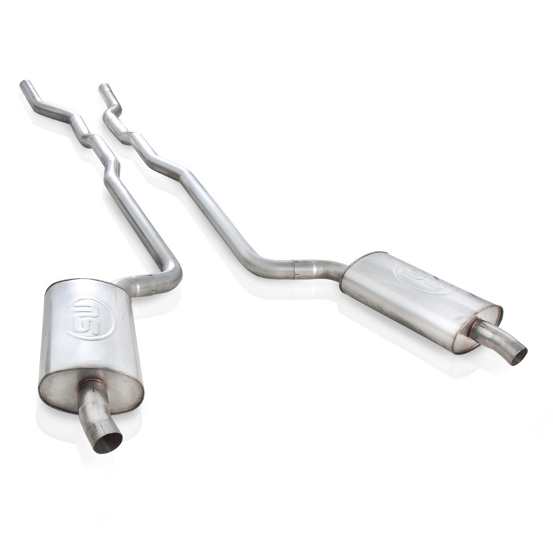 Stainless Works 1968-72 Corvette Exhaust SB 2-1/2in Factory Style Mufflers - Image 3