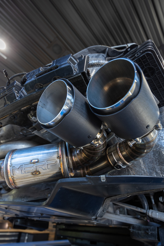MBRP 20-24 Chevrolet Corvette C8 3in Active Cat Back Quad Split Rear Exit Exhaust w/ AFM Sims - Image 7