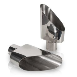 Alternative view of Stainless Works Big Oval Truck Side Tips -3in