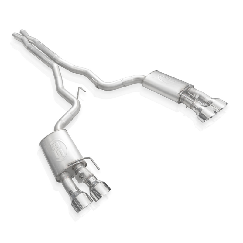 Stainless Works 2020 Ford GT500 Legend Catback X-Pipe Exhaust Factory Connect - Polished Tips - Image 16