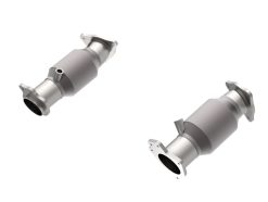 Alternative view of Kooks 20-24 Chevrolet Corvette Stingray 6.2L V8 High Output Green 3in Catted Connecting Pipes