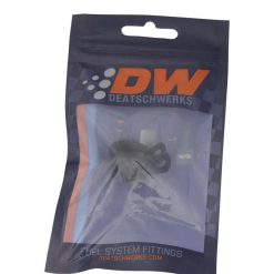 Alternative view of DeatschWerks Rubber Cushioned P-Clamp for 6AN Hose - 9.5mm Clamp Id - Anodized Matte Black