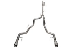 Alternative view of Corsa 2021-2023 Ford F-150 SuperCrew/5.5ft Bed 5.0L V8 Sport Cat-Back Dual Rear Exit-Polished