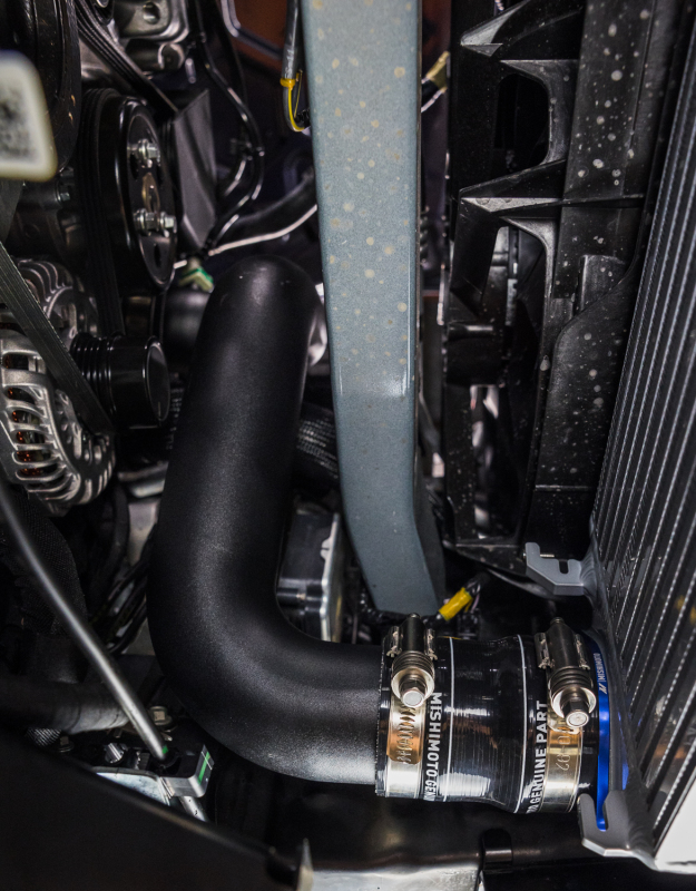 Mishimoto 21+ Bronco 2.3L Intercooler Pipe Kit Micro Wrinkle Black - Image 13
