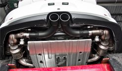 MBRP 14-15 Porsche GT3/GT3RS 3in Center Muffler Bypass 4in Tips - Black Coated - Image 7