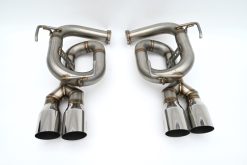 Invidia 22+ Subaru WRX Twin Loop 3.5in. Single Layer S.S Tip Axle-Back Exhaust - Image 3