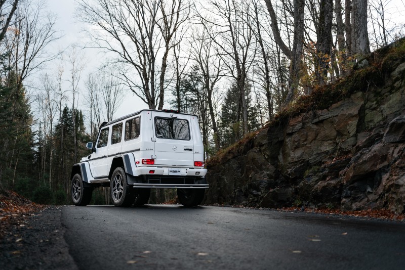 MBRP 03-18 Mercedes-Benz W463A G-Class 3in Cat Back Dual Turn Down T304 - Image 3