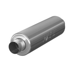 MBRP Universal 3in ID Inlet/Outlet 26in Single Chambered Muffler Aluminum (NO DROPSHIP) - Image 2