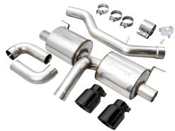 AWE 19-23 BMW 330i / 21-23 BMW 430i Base G2X Touring Axle Back Exhaust - Diamond Black - Image 10