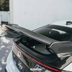 Seibon 23-24 Honda Civic Type R MB-Style Carbon Fiber Rear Spoiler - Image 11