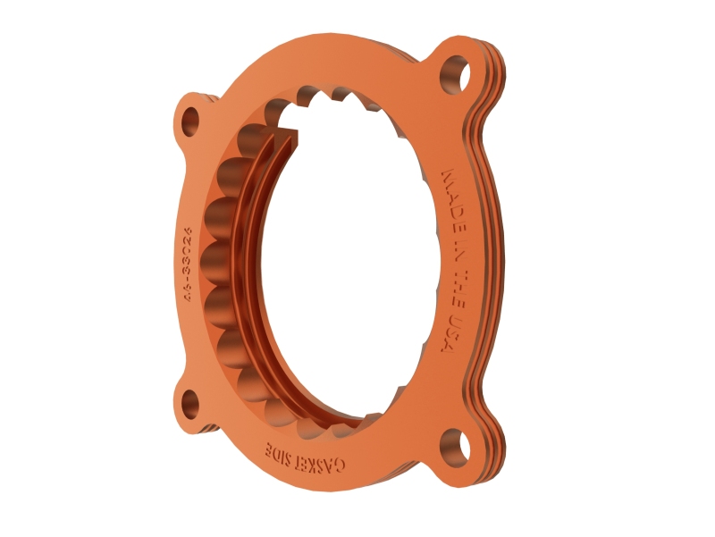 aFe 2024 Ford Mustang GT/ 2024 Ford Mustang Dark Horse V8 5.0L Silver Bullet Throttle Body Spacer - Image 5