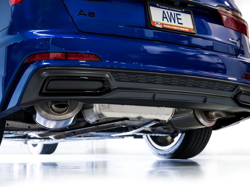 AWE Audi 2019-2023 C8 A6/A7 3.0T Touring Edition Cat-back Exhaust- Turn Downs - Image 7