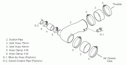 Alternative view of HKS Premium Suction ZN6/ZC6 FA20