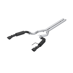 MBRP 2024Ford Mustang GT S650, 5.0 3in Cat-Back Dual Split Black-Coated Aluminized Steel - Image 2