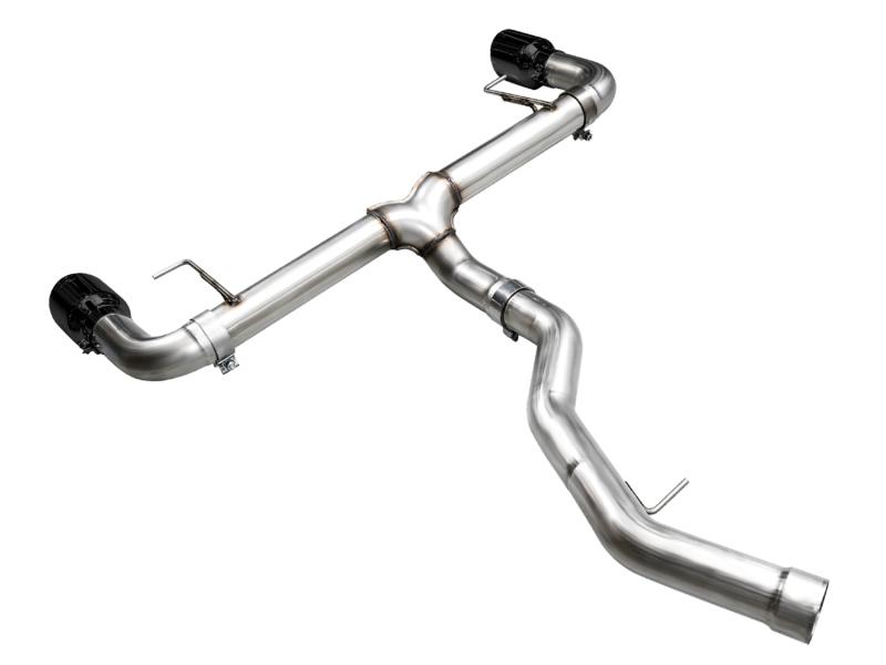 AWE 19-23 BMW 330i / 21-23 BMW 430i Base G2X Track Edition Axle Back Exhaust - Diamond Black - Image 4