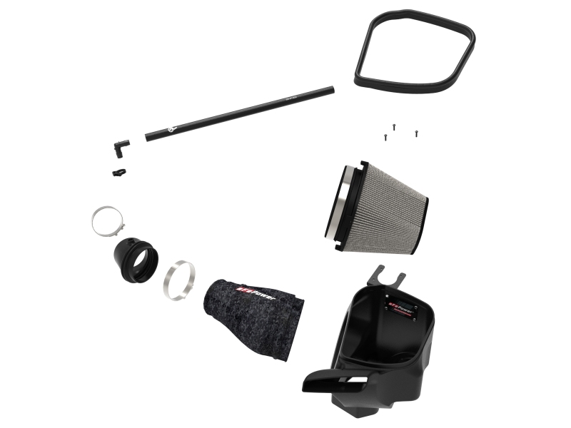 aFe 2021 Dodge Durango SRT Hellcat Track Series Carbon Fiber Cold Air Intake System w/ Pro DRY S - Image 2