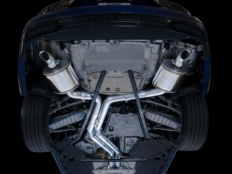 AWE Audi 2019-2023 C8 A6/A7 3.0T Touring Edition Cat-back Exhaust- Turn Downs - Image 15