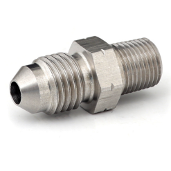 GFB 1/8in BSPT Male to -4AN Male Flare (Stainless Steel) - Image 2