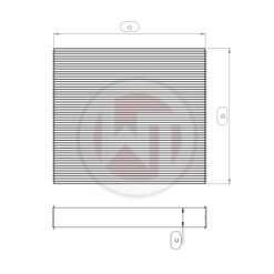 Wagner Tuning 563x468x32mm Radiator Core