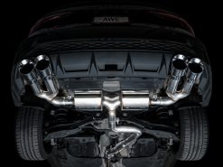 AWE 22-24 Audi 8Y S3 Touring Edition Exhaust - Chrome Silver Tips - Image 11