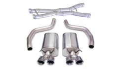 Corsa 12-13 Chevrolet Corvette C6 ZR1 Sport Cat-Back Dual Rear Exit w/ Twin 4.0in Pol Tips - Image 3