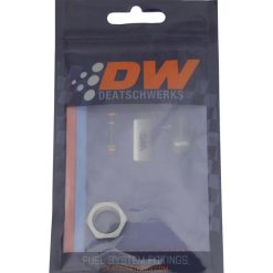 Alternative view of DeatschWerks 6AN Bulkhead Nut Smaller OD - Anodized DW Titanium