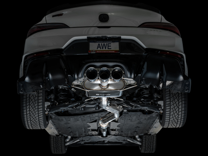 AWE Tuning 2024 Acura Integra Type S DE5 FWD Touring Edition Exhaust w/ Triple Chrome Silver Tips - Image 16