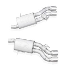Stainless Works 2016-18 Cadillac CTS-V Sedan Axleback System Dual-Mode Turbo Mufflers 4in Tips - Image 3