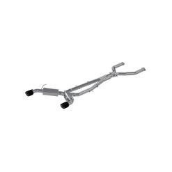 MBRP 16-19 Infiniti Q50 3.0L FWD/AWD 3in Cat Back w/ 4.5in OD Carbon Fiber Tips - T304 - Image 3