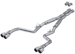 Alternative view of MBRP 17-Up Dodge Challenger 5.7L/6.2L/6.4L Aluminized Catback Exhaust