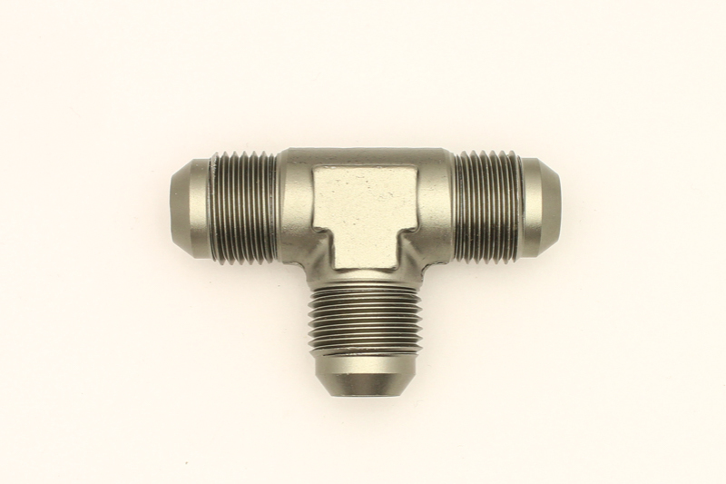 DeatschWerks 8AN Male Flare + 8AN Male Flare To 8AN Male Flare Tee Fitting - Image 4