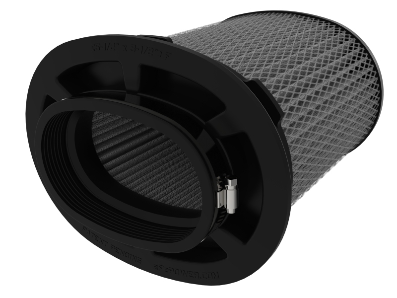 aFe MagnumFLOW Pro DRY S Univ Air Filter 5-1/2x3-1/2in F x 8-1/4 x 6in B x 8 x 5-3/4in T x 9in H - Image 2