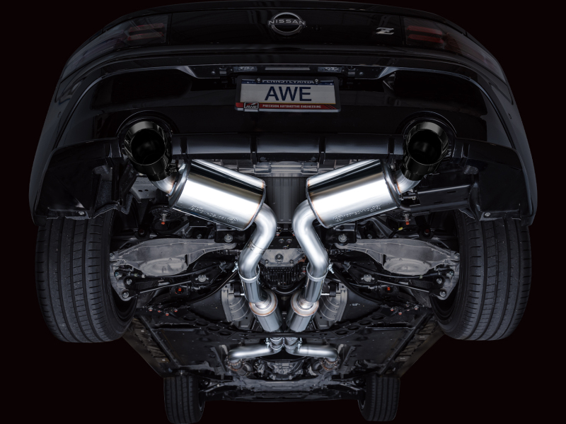 AWE 2023 Nissan Z RZ34 RWD Touring Edition Catback Exhaust System w/ Diamond Black Tips - Image 14