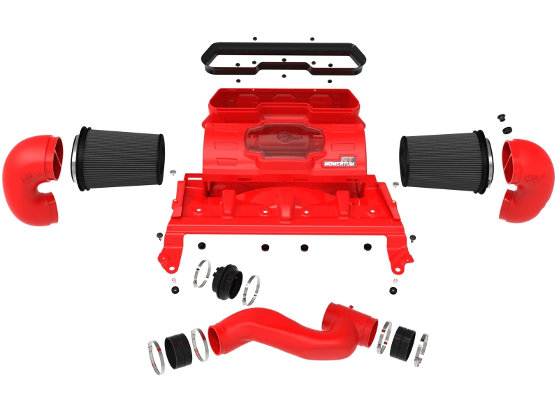 aFe 21-23 Dodge RAM 1500 TRX V8-6.2L Momentum GT Intake- Red - Image 6