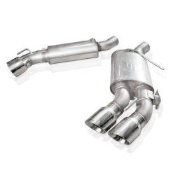 Stainless Works 2016+ Chevy Camaro SS 3in Legend Factory Connect Axle Back w/Valve & 4in Quad Tips - Image 5