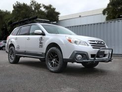 aFe POWER 10-14 Subaru Outback H4 2.5L / H6 3.6L Terra Guard Bumper Front - Black - Image 3